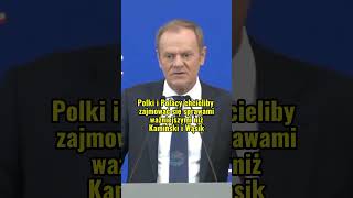 Są sprawy ważniejsze od losów Kamińskiego i Wąsika - Tusk #shorts #sejm