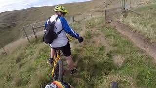 M600 Enduro up the farm hill