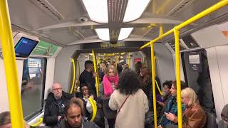 Stockholm inside Slussen metro station at night Friday 5 May 2023