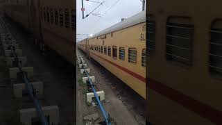 IRCTC Special Bharat Tharsan Express arriving at Dindigul Junction