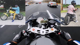 HOW DID I GET INTO MOTORCYCLING?! | STORY TIME ON MY BMW S1000RR EP2 | RAINY DAY CRUISE 🌧