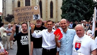 Protest proti zlodejom v politike - Prešov