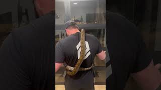 Snake Blooper 😂 #shorts #snake #animals #python #pets #reptiles #reticulatedpython #wildlife #viral