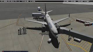 THE MOST INTENSE LANDING! Newark to Cleveland! Snow Ops (UAL286) 737-8 [X-Plane 11 | VATSIM]