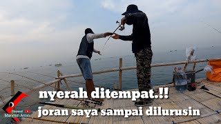 STRIKE IKAN BESAR SAMPAI DI SERET BERDUA