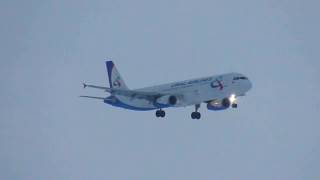 "Ural Airlines" Airbus A321-231 landing at Samara(KUF)