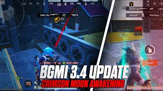 OMG!!S😱 BGMI 3.4 UPDATE CRIMSON MOON GAMEPLAY | BGMI BEST UPDATE GAMEPLAY