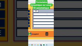 Formulaire de saisie personnalisé sur excel | formulaire excel pour remplir un tableau