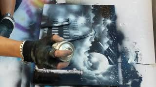 Amazing street art in Rome italy | spray paint artist