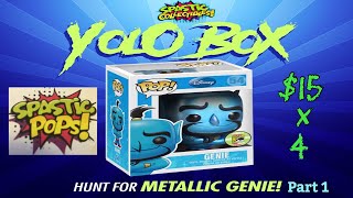 Spastic Pops YOLO Mystery Boxes x4 : Search For Metallic Genie Part 1