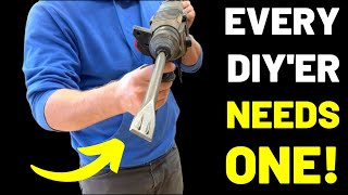 Need A Jackhammer?? Try This Tool + Bit Combo Instead!! (Hammer Drill + Viper Chisel Bit!)