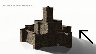 NURAGHE  SIRAI   RICOSTRUZIONE 3D