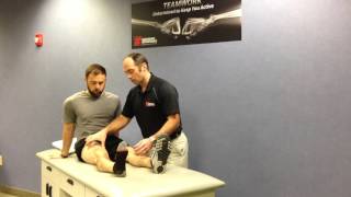 Greensboro Orthopaedics: Quadriceps Set with Chad Parker, PT, MPT, LAT, ATC, CSCS