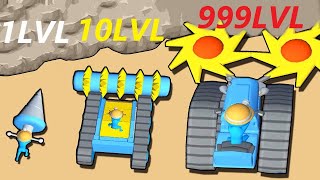 THE EVOLUTION OF ROCK DRILLING, THE MAXIMUM LEVEL! | Escape Digger 3D