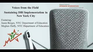 Sustaining DBI Implementation in New York City