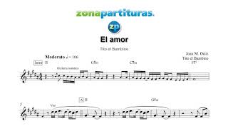 Partitura "El amor" Tito el Bambino