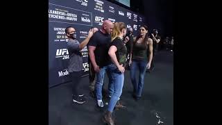 Valentina Shevchenko vs Lauren Murphy FACE OFF.