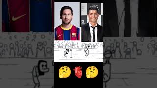 Messi vs Ronaldo 🫀🤔 #ronaldo #messi