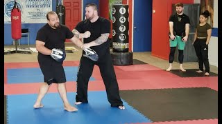 Trapping to Striking with Mitt Drills - Short Lesson with Sifu Billy Brown