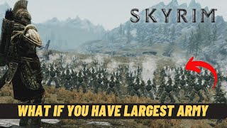 Skyrim | What happens if you get an actual ARMY (Without MODS)!!!! - Skyrim Exploits