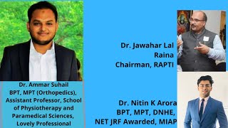 Changing Narrative of Musculoskeletal Physiotherapy | Dr. Ammar Suhail | Dr. Nitin Kumar Arora