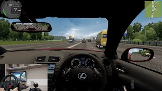 Lexus Ls-F | City Car Driving | Logitech G29 With Wheel Cam