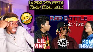 Mom Vs Son Rap Battle | Comedy Video || American Reaction!!!