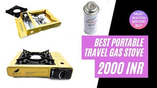 BEST PORTABLE TRAVEL GAS STOVE