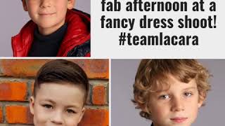 Archie, Kian and Jude have had a fab afternoon at a fancy dress shoot! #teamlacara