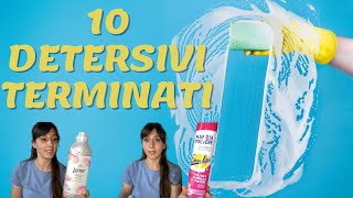 10 DETERSIVI TERMINATI | Lavatrice e molto altro