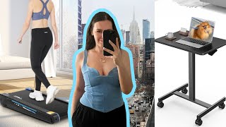 NYC Apartment WFH updates... I got the trendy mini treadmill