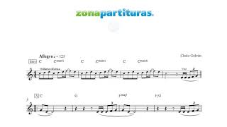 Partitura "Cada vez que respiro" Volován