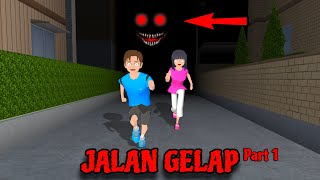 Yuta Dan Mio Ketemu Hantu Pocong Dan Kuntilanak Di Jalan Gelap Part 1 || Sakura School Simulator