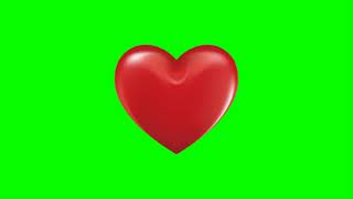 Heart / Coração - Green Screen / Chroma Key