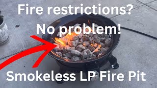 Versatile 24” Propane Smokeless Fire Pit: Safe, Convenient, and Perfect for Family Camping