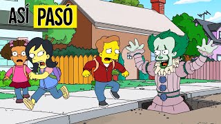 LOS PENNYWISE INVADEN SPRINGFIELD | IT EN LOS SIMPSONS | RESUMEN EN 9 MINUTOS