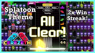 Tetris 99 Splatoon Theme - 2x Win Streak!