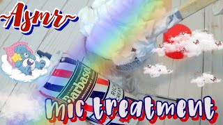 ASMR~mic treatment | Brushing, crinkles, shaving foam soundsSssss...