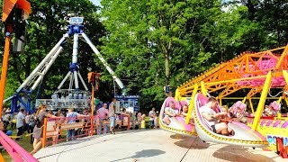 Wesołe Miasteczko podczas Dni Ziemi Strzeleckiej 1 2 06 2019 r  Park Miejski