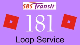 (ROBLOX) SBS Transit Trunk Service 181 Hyperlapse / SMB8037C