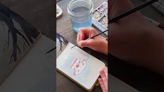 #process#paintwithme #paintingvideo #teatime #watercolor #teacup #florals