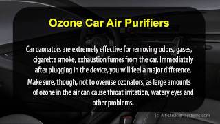 Car Air Cleaners: Enjoy Clean Air Inside Your Car