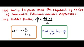 Ratio of two successive Fibonacci number is Golden Ratio (φ)