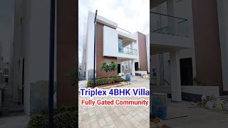 📞Contact : 8090909530 Brand New 4BHK Triplex Villa For Sale in Hyderabad || Direct Owner