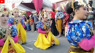 KARNAVAL UMUM DESA KENCONG BERSAMA DENGAN TREATIKAL TARI KECAK