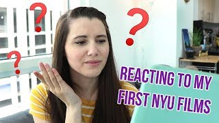 REACTING TO THE FIRST FILMS I MADE AT NYU TISCH