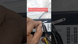 How To Crimp A Wire #reels #shorts #viral #trending