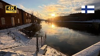 SUOMENLINNA - SVEABORG SEA FORTRESS - HELSINKI - Christmas Eve 2023, Winter Walk  (4K)