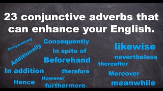 English Grammar | Examples of Conjunctive Adverbs: Explanation in Hindi.