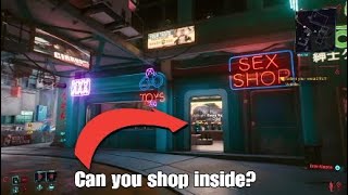 Shopping in Cyberpunk 2077